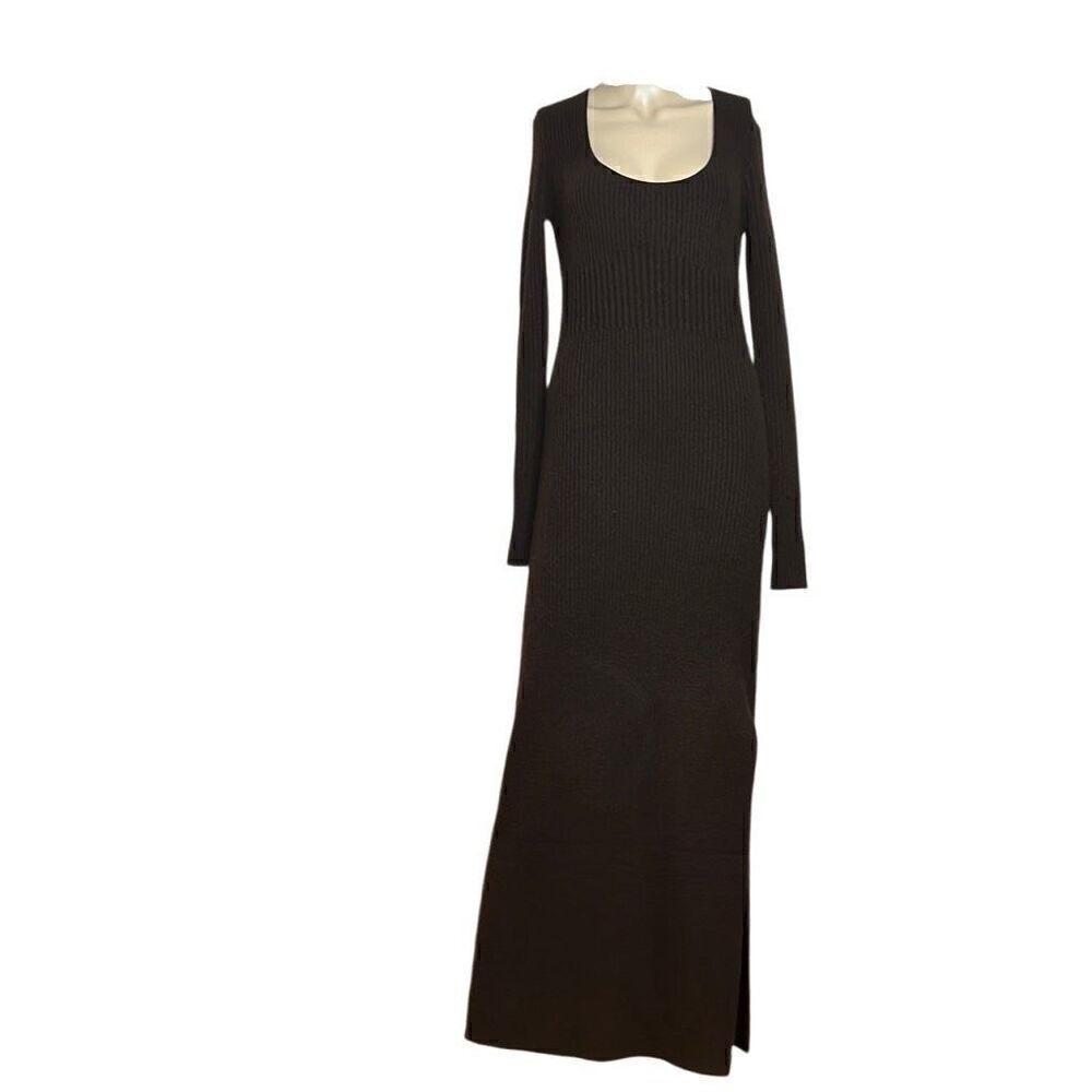 Frame Ribbed Cashmere U-Neck Dress NWT medium - Picture 12 of 15
